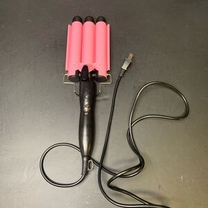 Hair Curling Iron, Fashionable Triple Pipe Hair Curler Egg Roll. NWOT